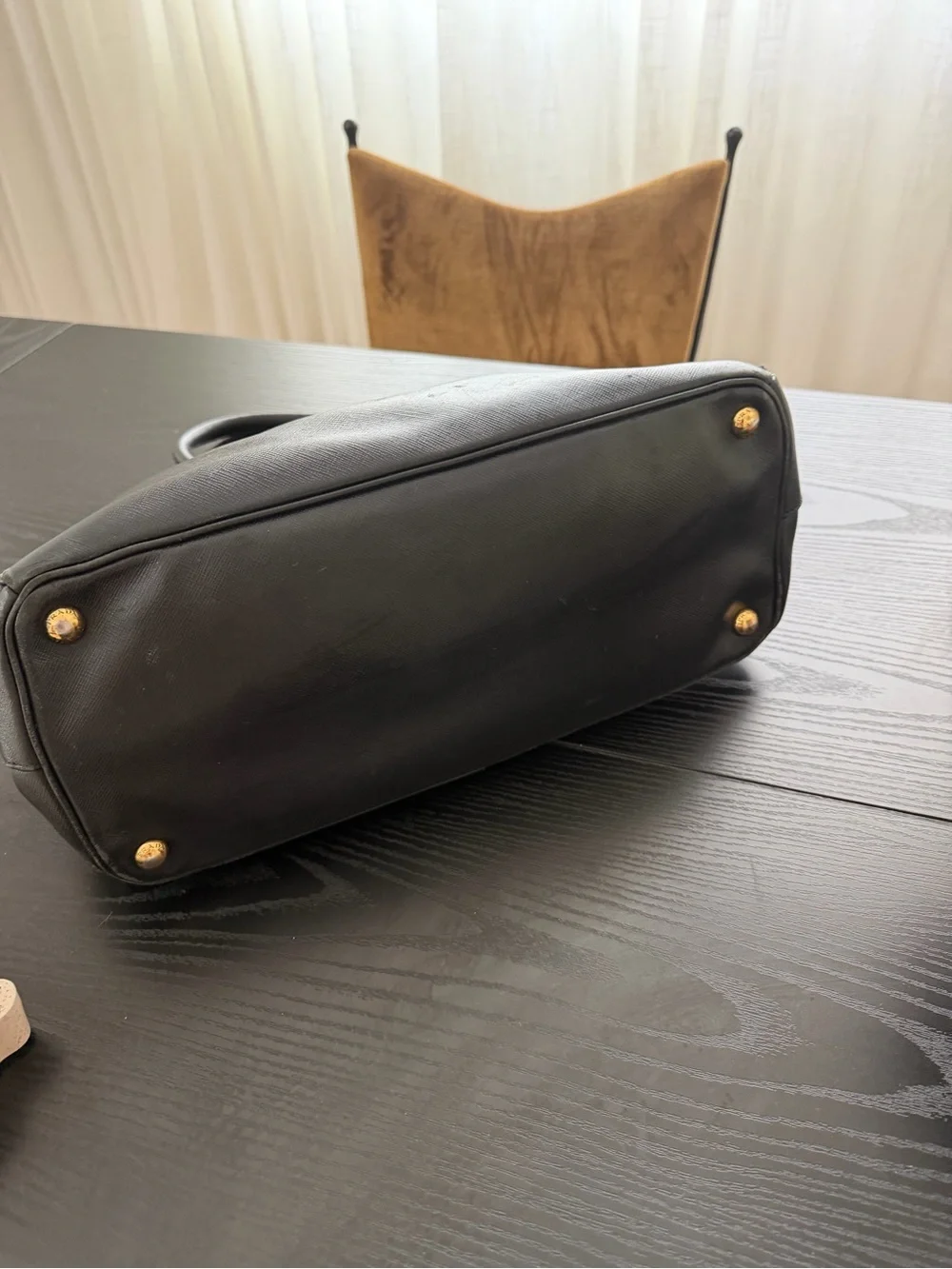 Prada Black Saffiano Tote Bag